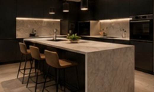 Cocina moderna sin texto